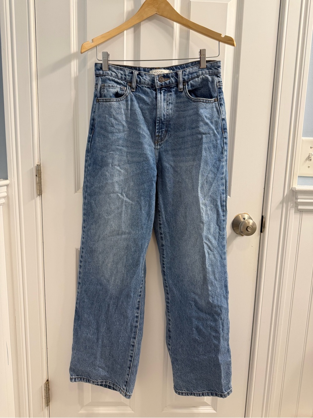 Straight-Leg Women’s Blue Jeans